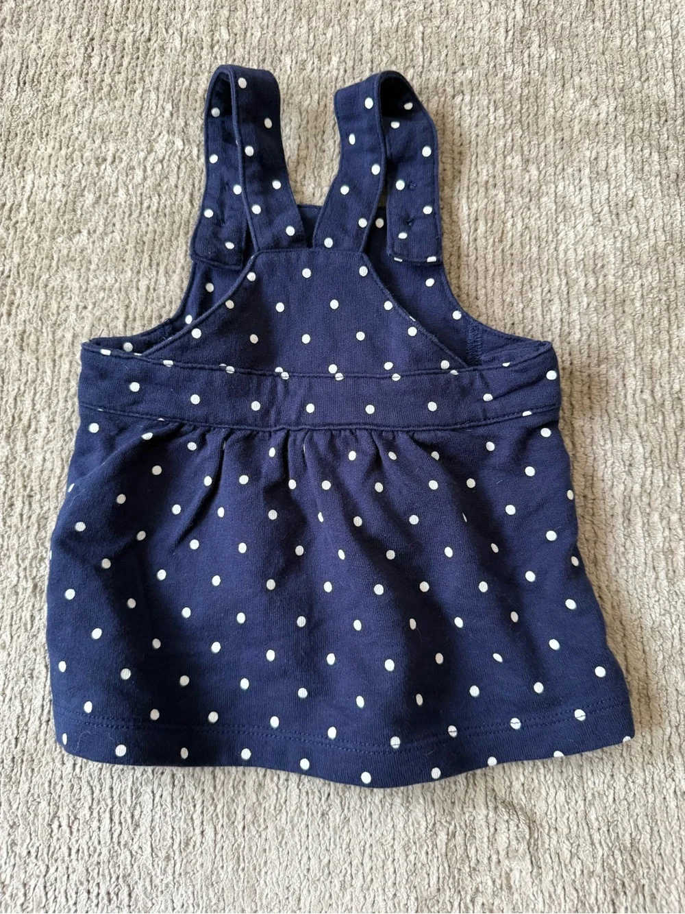 Carter’s Baby 3M Navy Polka Dot Turkey Thanksgiving Jumper Dress